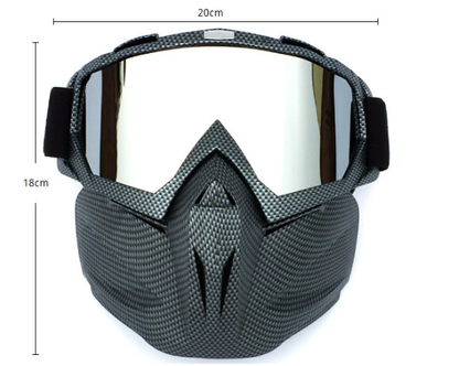 Copper Flower Frame Mercury Piece Sleek Black Full-Face Snow Goggles with Mirror Lens - Ultimate Protection and Comfort - Image 2