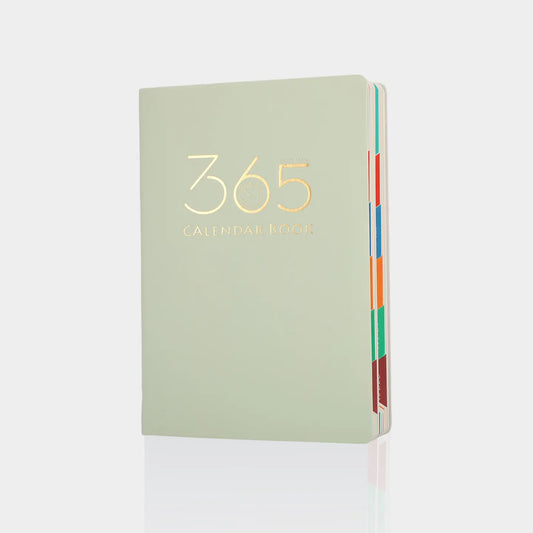 Green 2026 Daily Planner & 365 Days Calendar Book | Professional Time Management Organizer | Work Efficiency Handbook 190x160mm