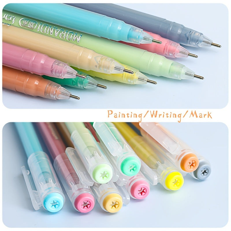 Colorful Black 9PCS/SetGel Pen Set - Vibrant Multi-Color Writing Instruments for Creativity - Image 3