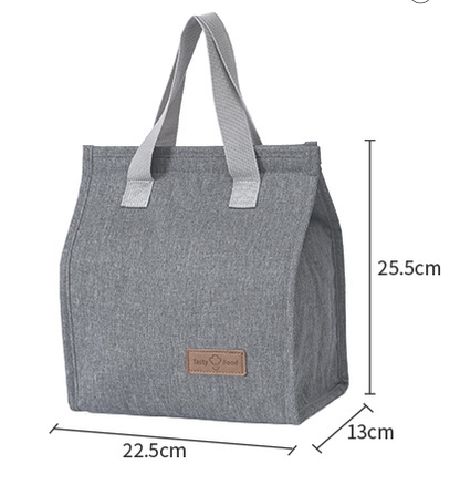 Premium 5-Piece Insulated Lunch Bag Set | Thermal Bento Tote with Aluminum Foil Lining | Portable Cooler Bag for Students and Office - Image 2