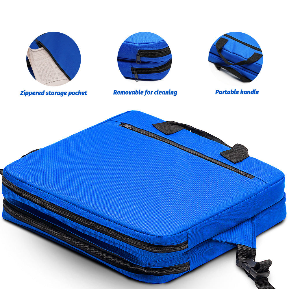Black Portable Foldable Outdoor Seat – Multi-Functional Stadium & Boat Chair with Carry Handle - Image 4