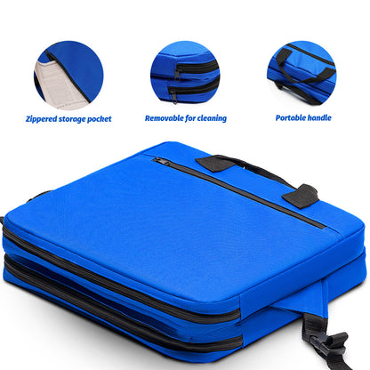 Black Portable Foldable Outdoor Seat – Multi-Functional Stadium & Boat Chair with Carry Handle - Image 4