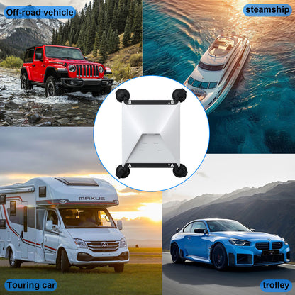 10 Pcs Black Heavy-Duty Suction Cup Mount for Starlink Mini - All-Weather Car, RV & Boat Bracket - Image 7