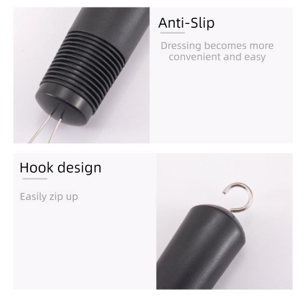 Black Dressing Aid Tool – Button & Zipper Assistant for Elderly and People with Limited Mobility - Image 2