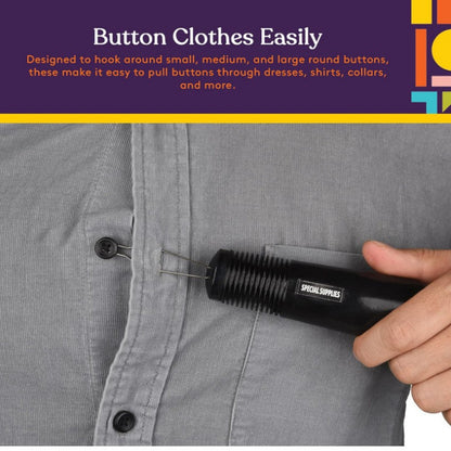 2 Pcs Grey Dressing Aid Tool – Button & Zipper Assistant for Elderly and People with Limited Mobility - Image 5