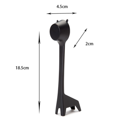 Giraffe-Shaped Coffee Scoop Set of 10 in Black ABS Plastic for Precise Coffee Grounds Measurement - Image 4