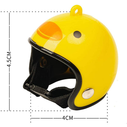 Yellow Pet Chicken Helmet Set of 3 – Protective Headgear for Chicks, Hens, and Birds - Image 4