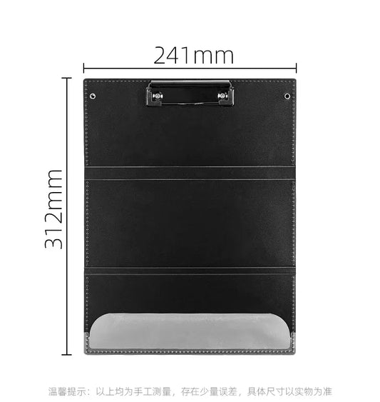 Black Three-Fold Clipboard with Document Holder – PP Material, Compact Design for Medical & Office Use - Image 5