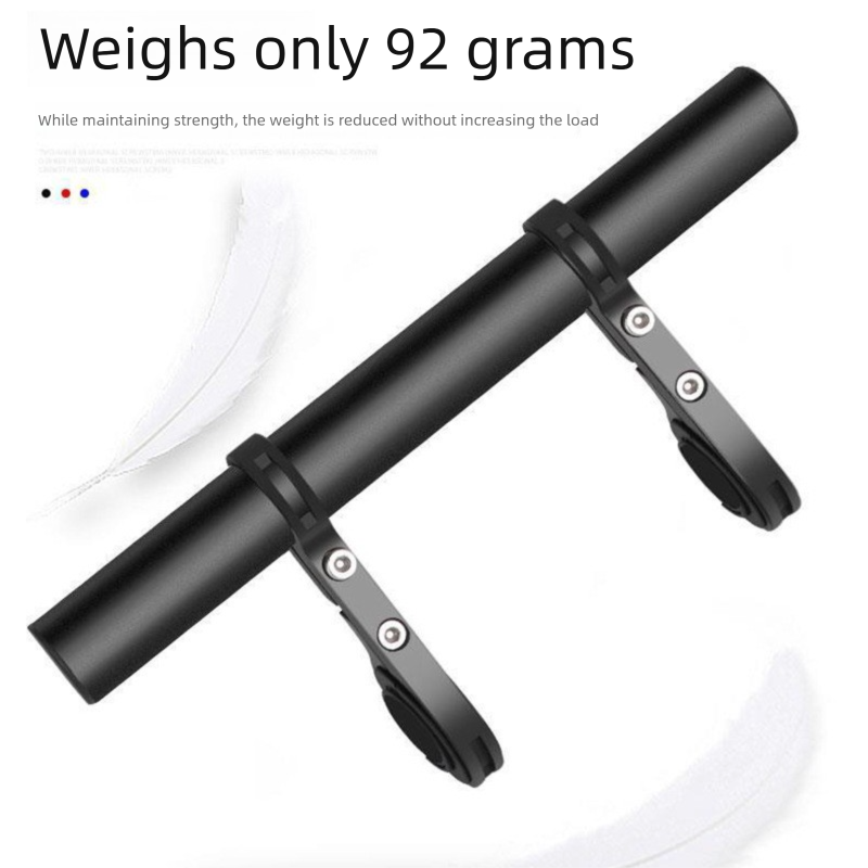 Red 30cm Aluminum Bicycle Handlebar Extension Bracket – Multi-Functional Mount for Bike Accessories - Image 2