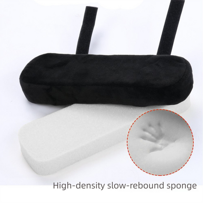 Wine red 2-Pack Chair Armrest Pad – Memory Foam Elbow Support Cushion for Office and Home Chairs - Image 6
