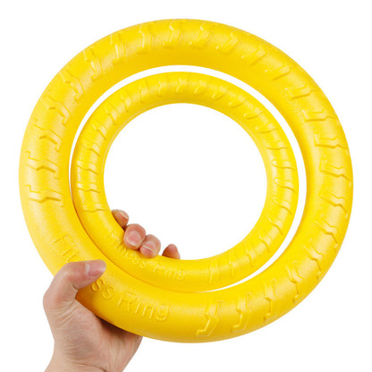EVA Dog Toy Set – 4-Piece Interactive Play Kit for Small Dogs with Floating Disc, Pull Ring, Chew Ball & Tug Rope - Image 3