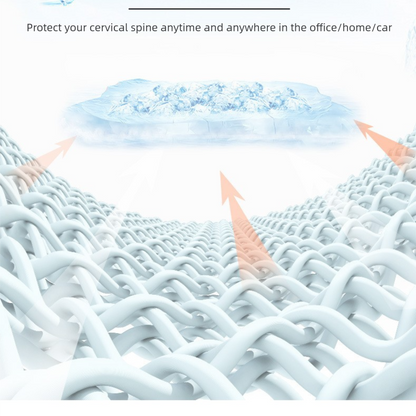 Black Neck Support Brace for Posture Correction – Cervical Collar with Cooling Fabric and Adjustable Fit for Office, Driving and Daily Use - Image 5