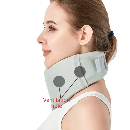 Removable Neck Support Brace – Lightweight Cervical Collar with Breathable Design for Posture Correction and Daily Use(Size:S)