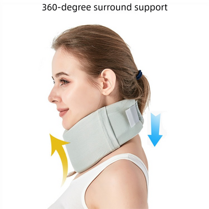 Removable Neck Support Brace – Lightweight Cervical Collar with Breathable Design for Posture Correction and Daily Use(Size:S) - Image 3