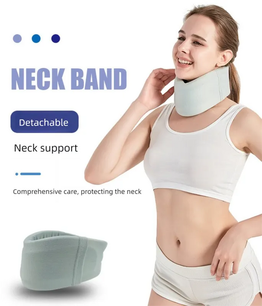 Removable Neck Support Brace – Lightweight Cervical Collar with Breathable Design for Posture Correction and Daily Use(Size:L) - Image 2