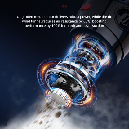 Piano lacquer black Portable Cordless Vacuum Cleaner – High-Power Lithium Battery with Strong Suction for Car and Home Use - Image 3