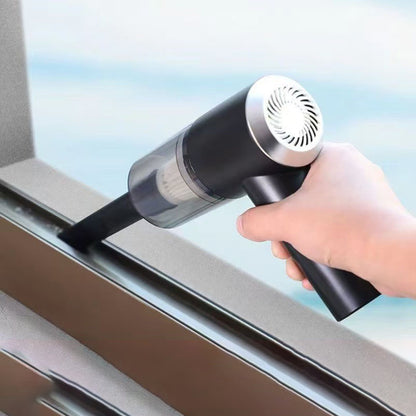 Black High-Power Cordless Handheld Vacuum Cleaner – Compact, Rechargeable, and Portable for Home, Car, and Desk Use - Image 2