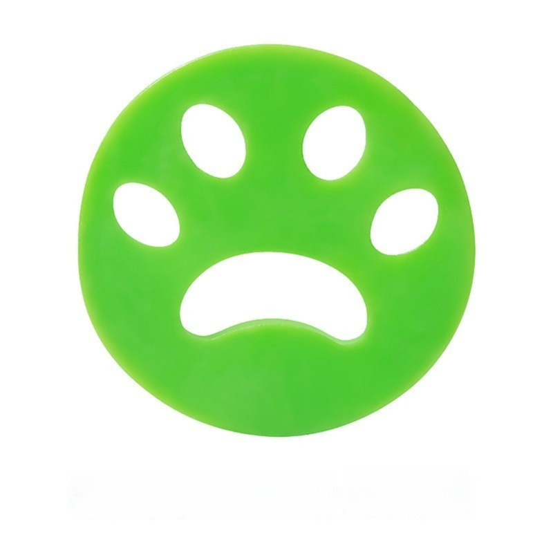 Circular Green 10-Pack Reusable Silicone Cat Paw Lint Remover for Clothes and Laundry, Double-Sided Sticky Cleaner for Pet Hair and Dust – Ideal for Home Use