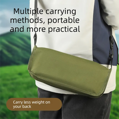 Khaki Portable Folding Backpack Stool with Carrying Case – Compact, Durable Outdoor Seat for Camping, Hiking, Fishing & Travel(small) - Image 2
