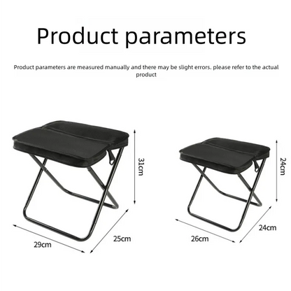 Khaki Portable Folding Backpack Stool with Carrying Case – Compact, Durable Outdoor Seat for Camping, Hiking, Fishing & Travel(small) - Image 5