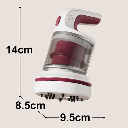 Orange Compact Desktop Vacuum Cleaner – Cordless Handheld Dust Remover for Office, Keyboard, Car & Home Use with Dual Suction Modes and USB Charging - Image 6