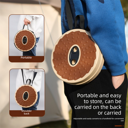 Adjustable Folding Stool – Portable, Height-Regulatable Seat with Carry Bag for Outdoor Use - Image 3