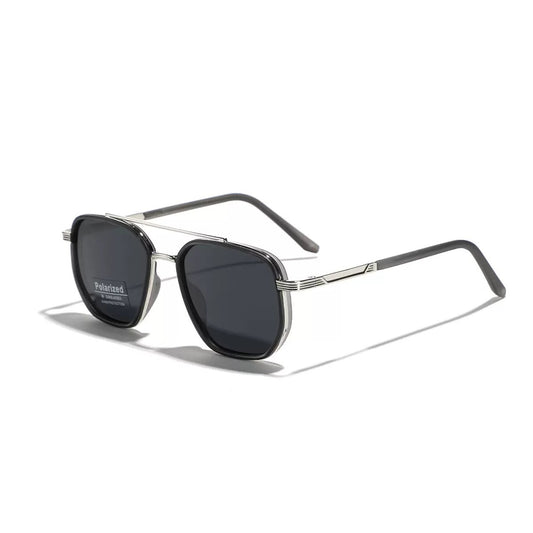 Transparent grey sheet Rectangular Sunglasses – Classic Frame Design with Adjustable Nose Pads for Daily Wear