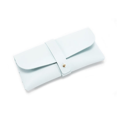 30-Piece sky blue Chic & Sleek PU Leather Soft Eyeglass Case - Protective Pouch for Sunglasses & Reading Glasses