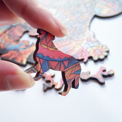 Irregular-Shaped Puzzle – A3 Size (33×43cm), 210-Piece Design, 4mm Thickness, Compact Packaging(Fliggy Angel) - Image 3