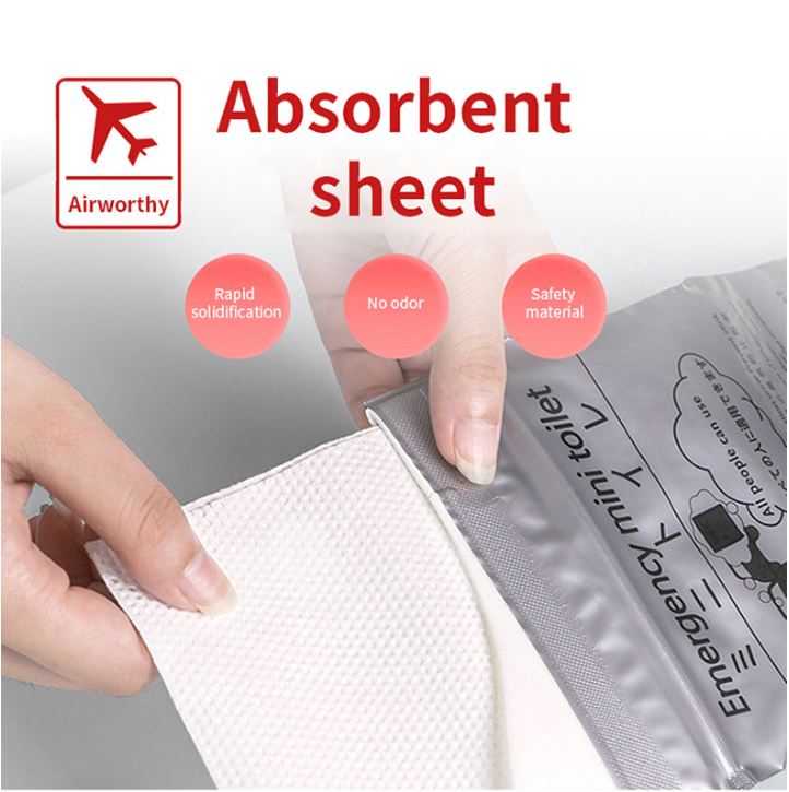 8PCS Leak-Proof & Odorless Motion Sickness Bags and Emergency Urine Bags - Unisex Portable Travel Potty for Car Road Trips & Camping - Image 2