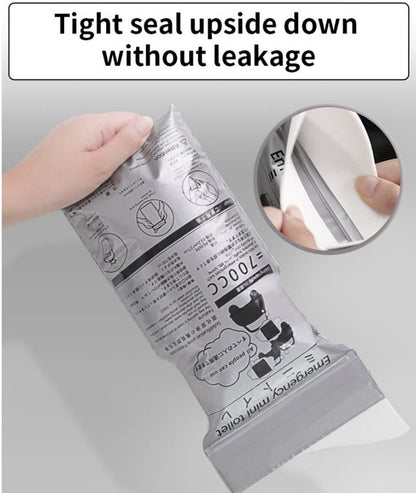 8PCS Leak-Proof & Odorless Motion Sickness Bags and Emergency Urine Bags - Unisex Portable Travel Potty for Car Road Trips & Camping - Image 5