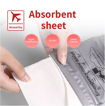 32PCS Leak-Proof & Odorless Motion Sickness Bags and Emergency Urine Bags - Unisex Portable Travel Potty for Car Road Trips & Camping - Image 2