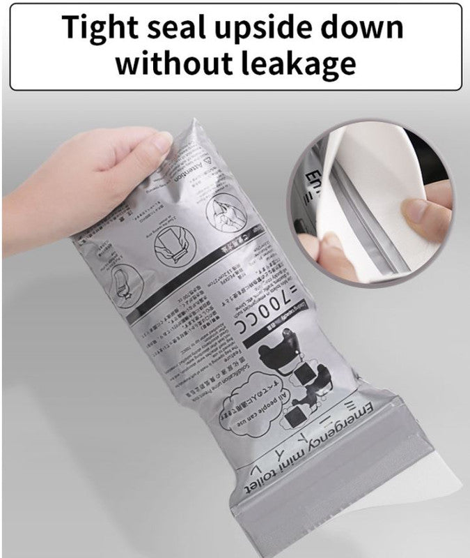 32PCS Leak-Proof & Odorless Motion Sickness Bags and Emergency Urine Bags - Unisex Portable Travel Potty for Car Road Trips & Camping - Image 5