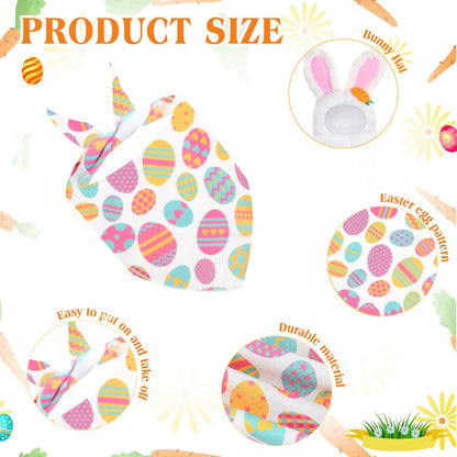 Vibrant Easter Porch Goose Outfit Set - Spring Festive Rabbit Costume for 23-Inch Garden Goose - Image 2