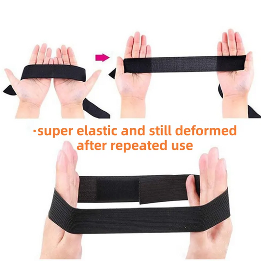 Adjustable Elastic Headband & Wig Grip Band - Comfortable and Seamless Edge Fixer for Wigs and Frontals (Bright Silver + Light Gold) - Image 3