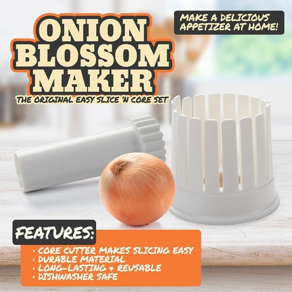 Fried Blooming Onion Maker - Professional Onion Flower Slicer & Cutter, Kitchen Vegetable Garnishing Tool - Image 2