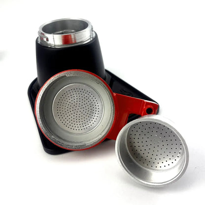 Red Mini Expresso 2Cups Ceramics Coffee Maker Moka Coffee Maker Italian Classic - Image 9