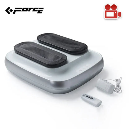 FORCE Portable Electric Circulation Leg Trainer Exerciser Machine With Remote Control Silver - Image 3