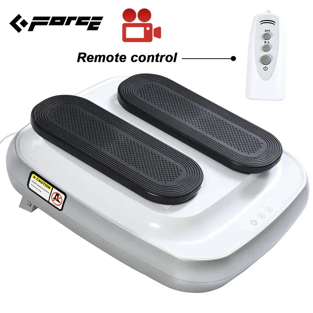 FORCE Portable Electric Circulation Leg Trainer Exerciser Machine With Remote Control Silver - Image 7