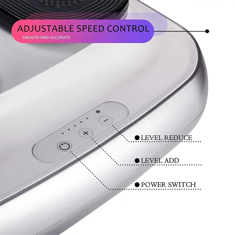 FORCE Portable Electric Circulation Leg Trainer Exerciser Machine With Remote Control Silver - Image 8