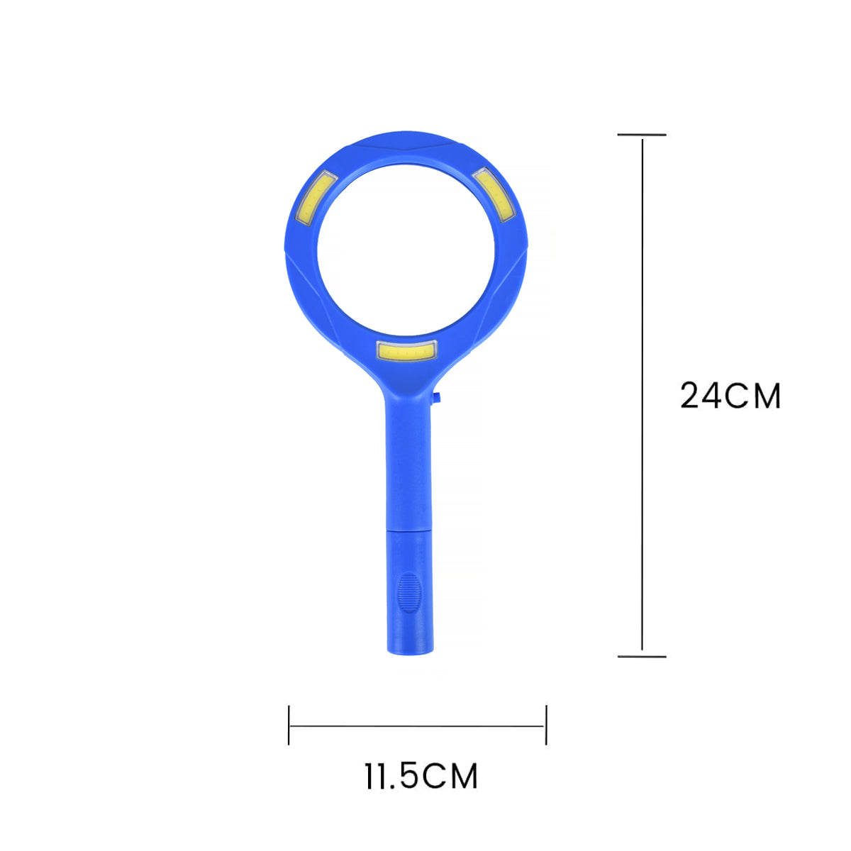 Brillar Light Up Magnifying Glass – Blue, 3× Magnification with COB LED Lighting - Image 3