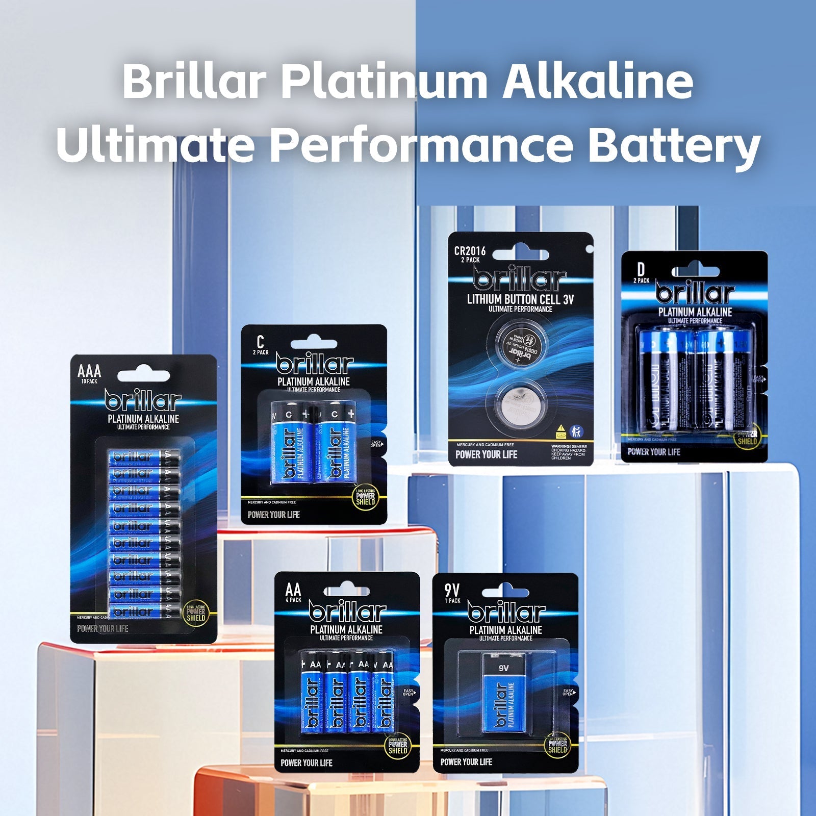 50 Pcs Brillar AA Platinum Alkaline Batteries - Image 4