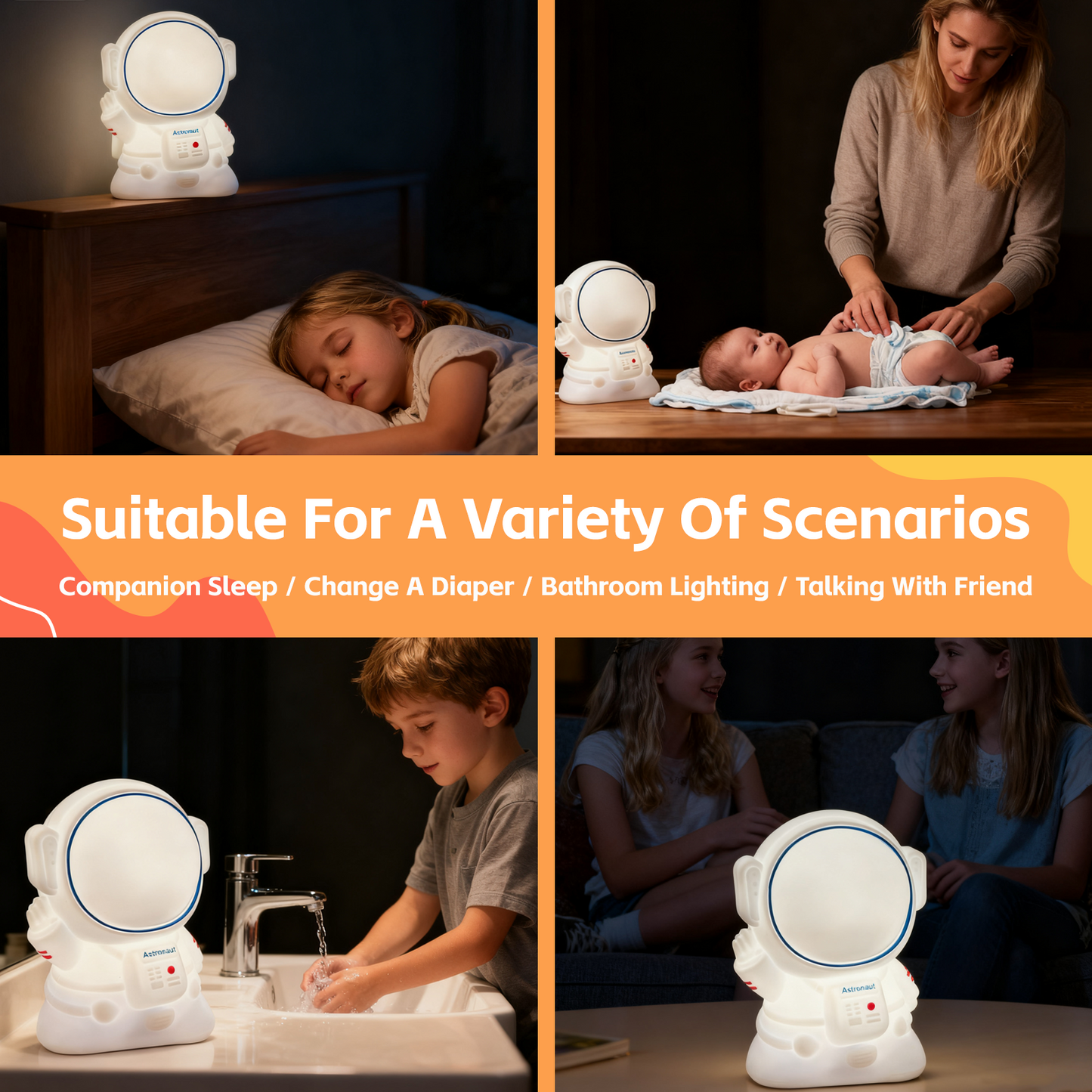 Squishy Astronaut Night Light - Image 3