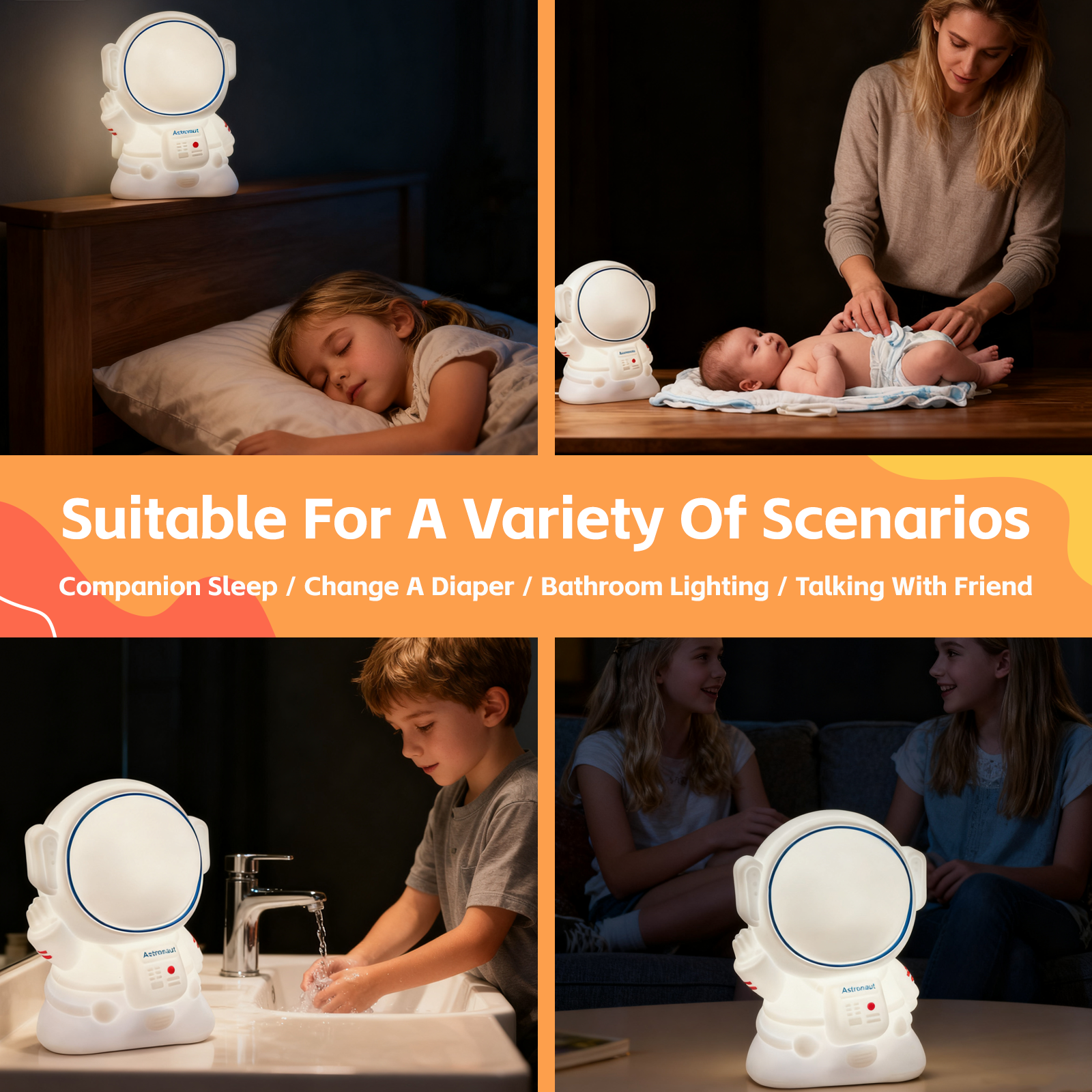 Squishy Astronaut Night Light - Image 3