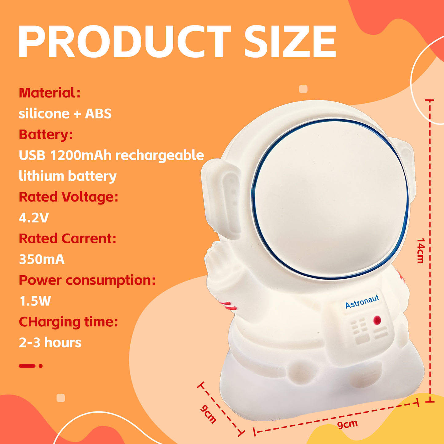 Squishy Astronaut Night Light - Image 4