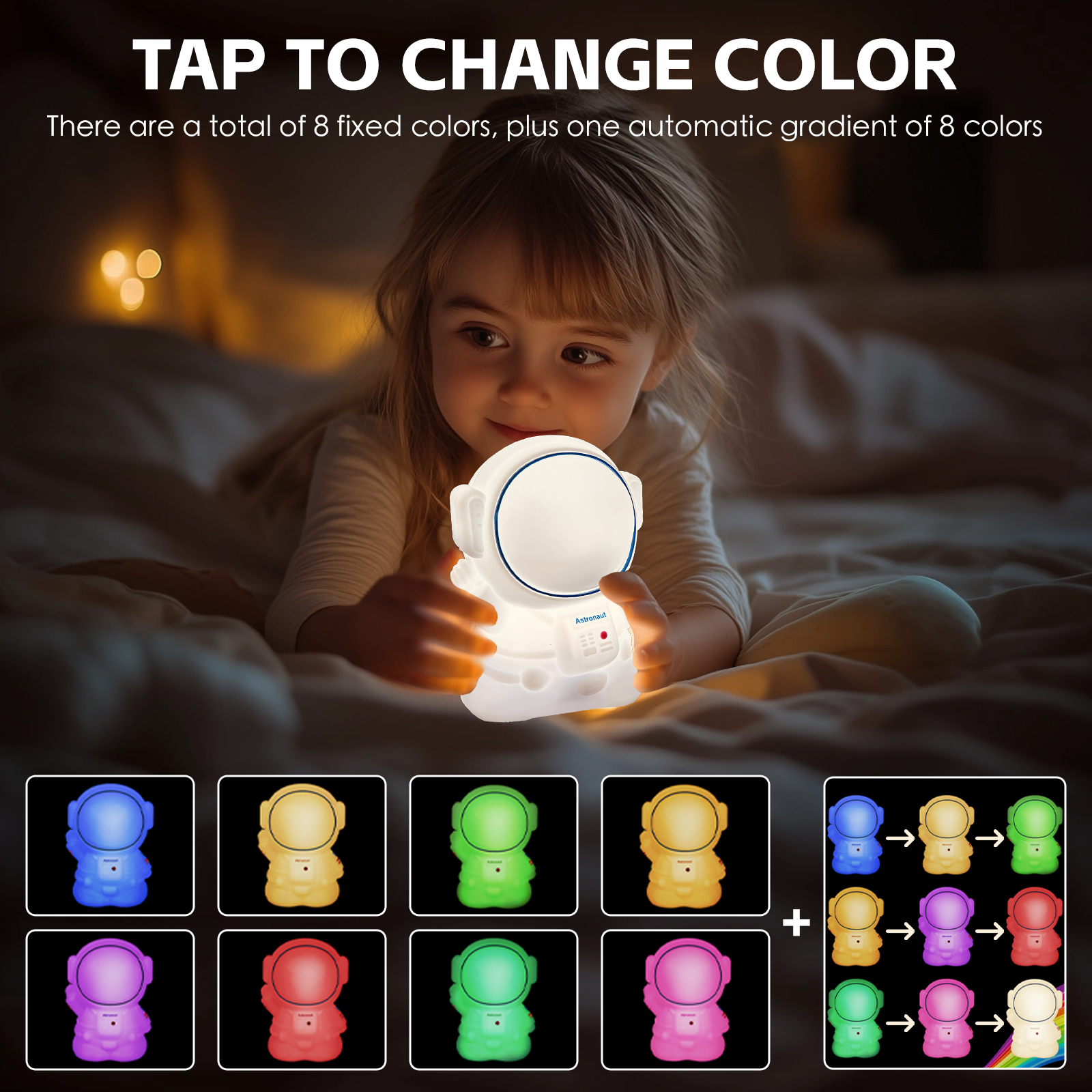 Squishy Astronaut Night Light - Image 5