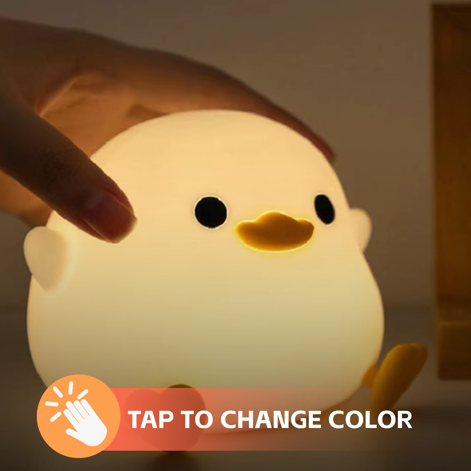 Squishy Cute Duck Night Light - Image 2