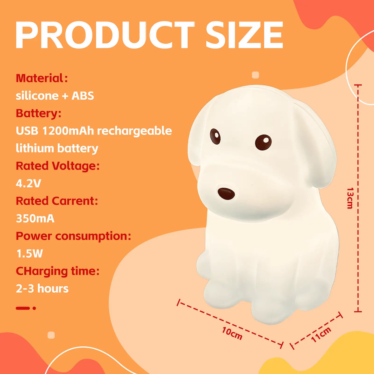 Squishy Dog Night Light - Image 4