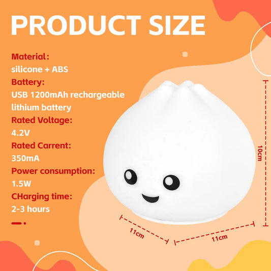 Squishy Dumpling Night Light - Image 4