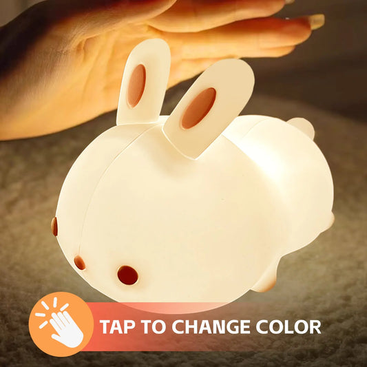 Squishy Cute Bunny Night Light - Image 2